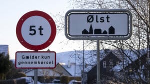 Nordic Waste, der mandag er erklæret konkurs, lå ved den lille landsby Ølst udenfor Randers. Foto: Bo Amstrup/Ritzau Scanpix