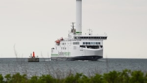 En udenlandsk mand havde en peberspray med sig ind i Danmark, da han kørte fra Gedser-Rostock færgen. Arkivfoto: Anders Knudsen