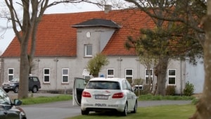28. april 2018 var politiet til stede, da Satudarah holdt sin eneste fest i huset i Egebjerg. Nu er bygningen væk. Arkivfoto: Claus Hansen