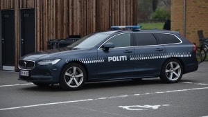 Politiaktion på Vestensborg Alle. Foto: Presse-fotos.dk