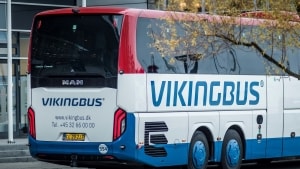 Det er selskabet Vikingbus, der står for særruterne til og fra Dølle i år. Foto: Vikingbus