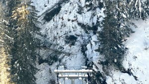 Gondolulykken skete 9. januar i skisportsområdet Hochoetz i Østrig. Foto: AFP
